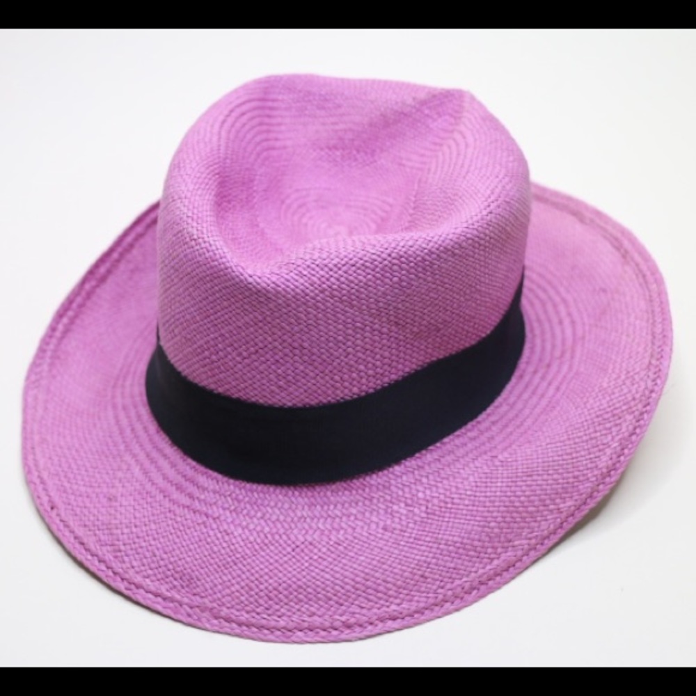 Purple Fedora Beach Hat